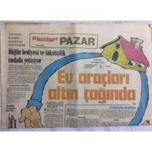 Hürriyet  Pazar Eki 7 Kasım 1976 - Tvde Af Çıktı Ama Demirağ Ve Karaca Yine Aforozlu - Gz21000