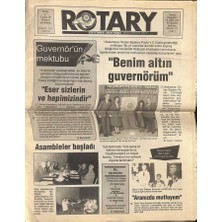 Rotary Ağustos 1990 - Guvernörün Mektubu  Gz122617