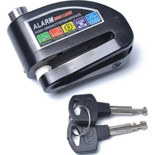 Locks 110 Db Siyah Alarmlı Disk Kilidi Hatırlatma Kablolu