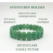 Yıldız Doğal Taş Aventurin Doğal Taş Roleks Bileklik