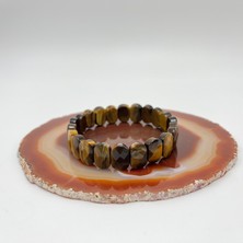 Yıldız Doğal Taş Kaplan Gözü Doğal Taş Roleks Bileklik