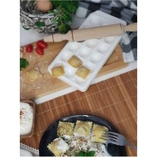 Fırtına 2 li  Pratik Mantı Kalıbı Farklı Model Mantı Seti Yuvarlak Kare Kalıp