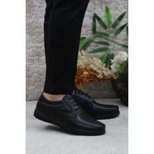 Mehmet Mete 42961 Siyah Iç Ve Dış Deri Yumuşak Erkek Ayakkabı