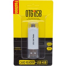 Powermaster USB To Mıcro USB + Kart Okuyucu Otg Çevirici