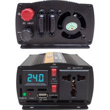 Ayt Powermaster 24-220V 24 Volt 300 Waat Modified Sınus Inverter PWR300-24V 24 Volt 220 Volt Dönüştürücü Çevirici