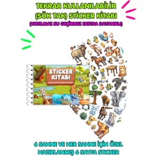 Sticker Kitabı Hayvanlar ve Yaşam Alanları - Taşıtlar ile Yolculuk 2'li Set