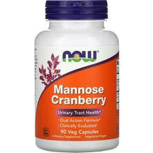 Now Foods Mannose Cranberry 90 Veg Capsules