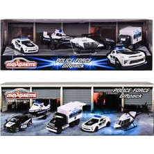 Majorette Polis Araçları Lisanslı 5 Parça Hediye Koleksiyon Seti 7.7 cm Die-Cast (Metal)