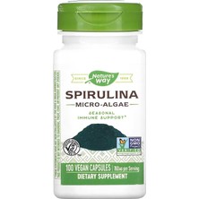 Nature’s Way Spirulina Micro-Algae 380 mg 100 Vegan Capsules