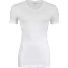 Yıldız Erkek Bambu V Yaka Kısa Kollu Atlet 480 - 3 Adet