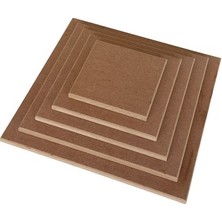 Altınyapı Hobi Market 5 ' Li Düz Kare Duvar Panosu Mdf  ( MDFT-012 )