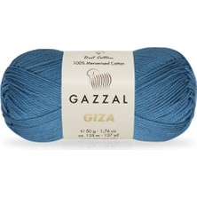 Gazzal Giza El Örgü Ipi  | Kot Mavi 2479