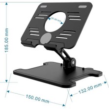 Cmt Katlanabilir Masaüstü Tablet ve Telefon Standı MC-352