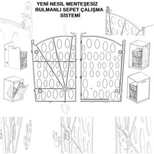 Yeni Nesil Plastik Çamaşır Sepeti Mekanizması Beyaz 1 Takım, SADECE PLASTİK AKSAM, MENTEŞE GEREKMEZ