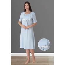 Effortt Lohusa Gecelik Mavi - 8043