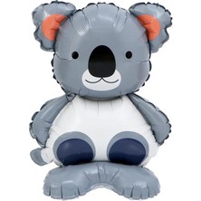 Patladı Gitti Safari Kuala Figür Ayaklı Folyo Balon 48*50 cm