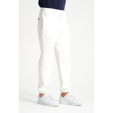 Cool Hill Beyaz Arka Cepli Basic Erkek Eşofman Altı
