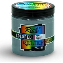 Rich Renkli Rölyef Pasta 10168 Marjinal Gri 250 cc