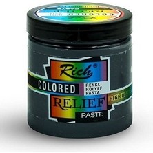 Rich Renkli Rölyef Pasta 10169 Antrasit 250 cc