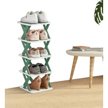 Elite Home Çok Amaçlı 5 Katlı Raf Düzenleyici Terlik Ayakkabı Banyo  Mutfak Organizer Raf