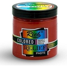 Rich Renkli Rölyef Pasta 10164 Kiremit 250 cc