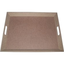 Altınyapı Hobi Market Düz Dar Derin Tepsi Mdf