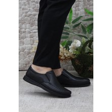 Mehmet Mete 42059 Siyah Iç Ve Dış Deri Hafif Erkek Ayakkabı