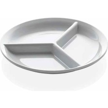 Avangart Mutfak 12 Adet Melamin Kırılmaya Dayanıklı Kahvaltı, Diyet, Kreş, Okul, Sosluk Tabağı (25CM)