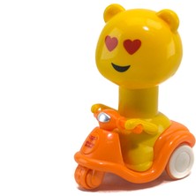 mixoyuncak Emoji Scooter Oyuncak Basgit Kırılmaz 12 cm