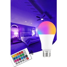 Çokan 5 M Rgb LED Ampul Rengarenk Uzaktan Kumandalı LED Ampul