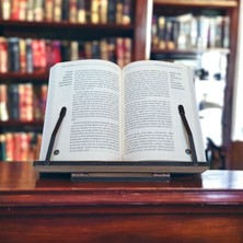 İsfahan TA Kitap Okuma Standı Masaüstü Ahşap Kuran Rahlesi Tablet Tutucu