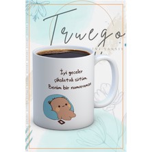 Truego Baskılı Kupa Bardak Seramik Mug - Benim Bir Numaramsın