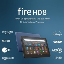 Amazon Fire Hd 8 Tablet, 8 Inç Hd Ekran, 64 GB (Reklamlı)