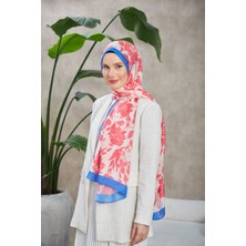 İpekhan Nature Fulya Soft Şal Pembe Mavi 3041-02