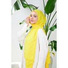 İpekhan Yeni Dama Desen Ipeksi Jakar Şal Sarı 9007-12