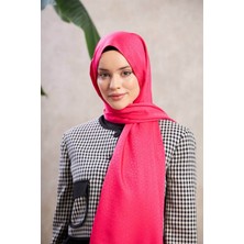 İpekhan Alesa Desen Ipeksi Jakar Şal Pembe 9003-01