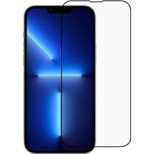 OSG iPhone 15 Pro Uyumlu Tam Kaplayan 9h 11D Kırılmaz Temperli Cam Yüksek Çözünürlüklü Ekran Koruyucu