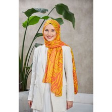 İpekhan Ethnic Galaxy Soft Şal Turuncu 3042-10