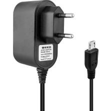 Powermaster Weko 5 Volt - 1 Amper Mıcro USB Uçlu Yerli Üretim Priz Tipi Adaptör