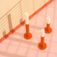 IKEA Tuvkornell 3 Lü Turuncu Mumluk Ev Dekorasyonu Renkli Şamdan