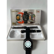 Tekiz Teknoloji Watch Smart 9 Amoled Ekran LG67 Pro Max Watch 9 Sesli Görüşme,siri,bildirim Alma Akıllı Saat 2024