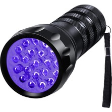 Valkyrie 21 LED 1. Kalite 395NM Güneş Işığı Ultraviyole Uv El Feneri - Blacklight - Çok Amaçlı