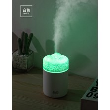 Asua H2O Humidifier 300 ml Ultrasonik Hava Nemlendirici Volkanik Buhar Makinesi ve Aroma Difüzörü