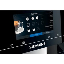 Siemens 3 Farklı Aroma Seçeneği Full Otomatik Kahve Makinesi, 5'' Dokunmatik Ekran, Wi-Fi Home Connect, Şık Tasarım + Hediye