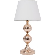 TH Toptancı Home Th - 250103  Gold Renk Metal Toplu Ayaklı Abajur Masa Lambası