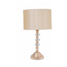 TH Toptancı Home Th - 250139 Gold Renk Metal Ayaklı Kristal Cam  Abajur Masa Lambası