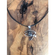 Murastonesilver Göz Formuyla Diaspor Doğaltaşıyla Tasarlanmış Gümüş Kolye