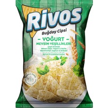 Haşiroğlu rivos Yoğurtlu Buğday Cipsi Mevsim Yeşillikleri 56 gr x 24