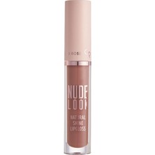 Doğal Işıltılı Dudak Parlatıcısı - Nude Look Natural Shine Lipgloss No:01 Nude Delight 8691190967406