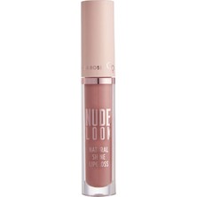 Nude Look Natural Shine Lipgloss No:02 Pinky Nude - Naturel Renkli Dudak Parlatıcısı